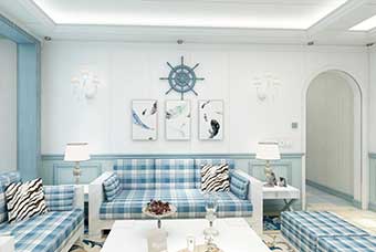 屯昌地中海风格-客厅