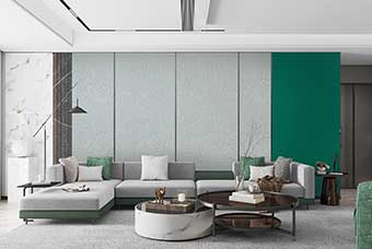 屯昌轻奢风格-客厅