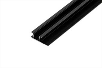 屯昌航空纤维墙咔铝合金带灯中条（哑黑氧化）